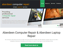 Tablet Screenshot of aberdeencomputerrepair.co.uk